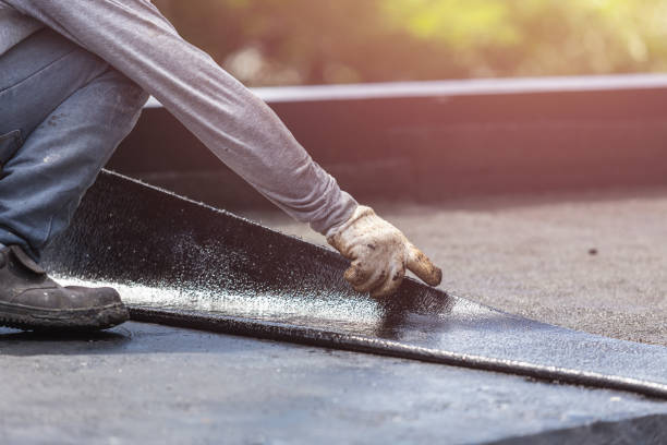 Professional Waterproofing technician working in Islip, NY